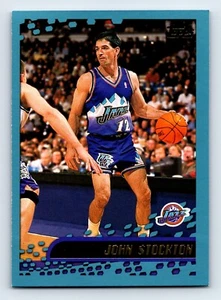 Tarjeta de baloncesto Topps Utah Jazz 2001-02 #115 John Stockton - Imagen 1 de 6
