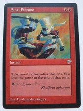 Magic The Gathering Final Fortune - Mirage - Rare