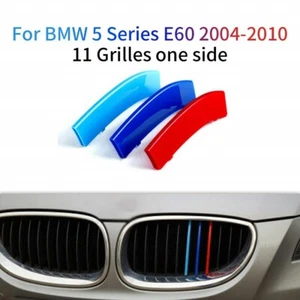 BMW E60 5er Grill M Sport Tech 3 Farben Streifen Abzeichen Aufkleber Abzeichen 2004-2010  - Bild 1 von 4
