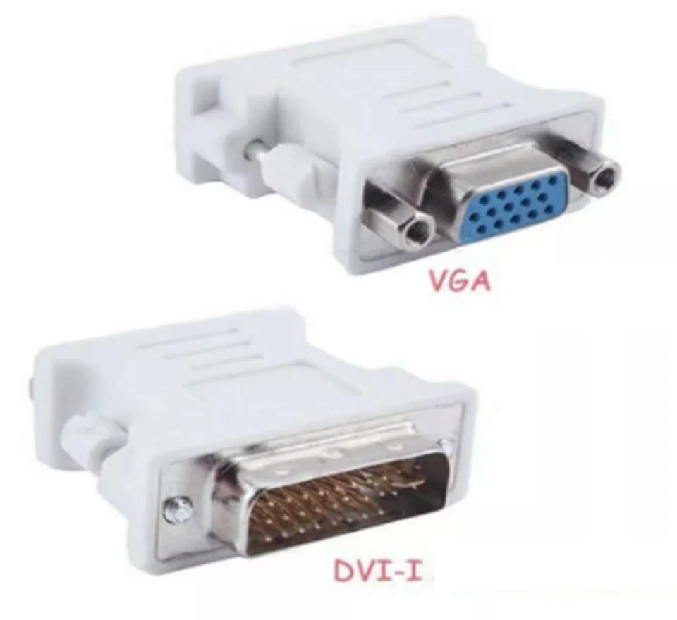 ADATTATORE MASCHIO VGA FEMMINA DVI CONVERTITORE VIDEO 1080P - Immagine 1 di 1