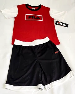 Shirt and shorts set for boys, FILA brand, size L(12). Free Shipping - Picture 1 of 3
