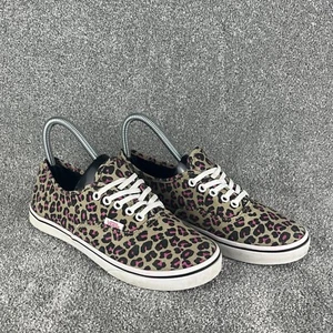 Vans Old Skool Leopard Print Trainers UK 4.5 Womens Sneakers - Picture 1 of 7