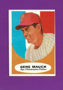 1961 Topps baseball card #219 Gene Mauch Philadelphia Phillies EXMT O/C - Picture 1 of 2