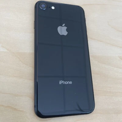 Carcasa trasera Apple iPhone 8 con batería genuina OEM - Grado A gris espacial negro Foto 1 de 2