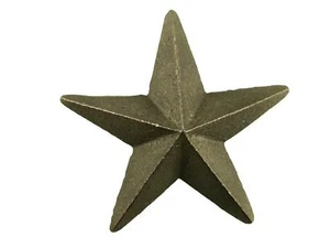 Cast Iron Star -Weldable Paintable Deco Fence Gate House Barn 3-3/8" - Picture 1 of 3
