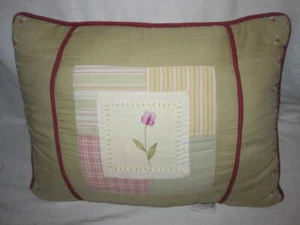 Croscill Home Rethinking Pink 100% Cottton 19" x 14" Pillow EUC - Picture 1 of 8