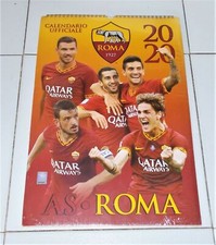 Calendario ufficiale AS ROMA 2020 Calcio Campionato NUOVO Calcio Calendar 29x42