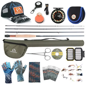 Maxcatch Amigo Fly Fishing Rod and Reel Combo 9FT 4/5/6/7/8WT Complete Outfit - Picture 1 of 7