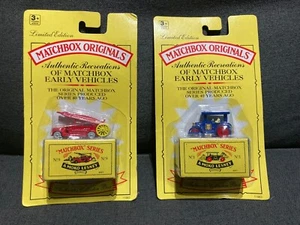 Matchbox Originals Limited Edition Authentic Recreations of Vehicles No.1 + No.9 - Picture 1 of 2