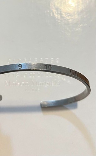 Bracciale Maison Margiela numerato argento