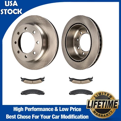 New Rear Brake Rotors Brake Pads for Ford E-150 2008-2014 Ford E-250 2008-2014 - Image 1 of 4