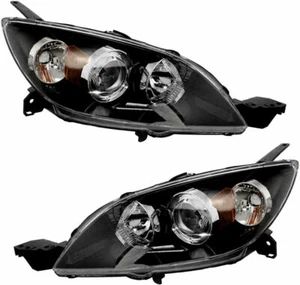 DEPO Headlight Set For 2004-2009 Mazda 3 Hatchback Left & Right MA2518107 - Picture 1 of 2