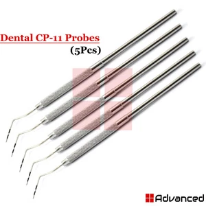 5pz Sonde Dentali CP-11 Marcatura Misurazione Profondità Parodontale Scaler Diagnostica - Foto 1 di 2
