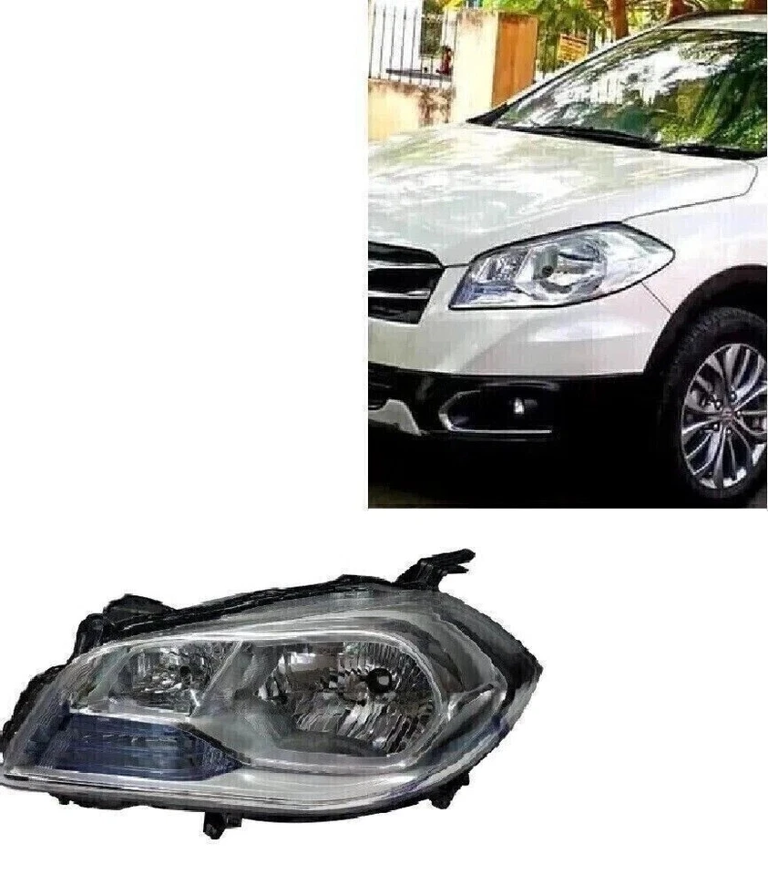 Left Headlight Assembly Fit For Suzuki S Cross 2015 To 2017 - Imagem 1 de 4