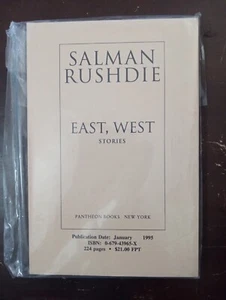 Salman Rushdie East West uncorrected proof arc advance - Picture 1 of 1
