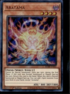 Yugioh Aratama 1st Edition Battle Of Legends: Monsterous Revenge Holo LP - Picture 1 of 2