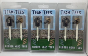 University of Central Florida Golf Pro Rubber Head Golf Tees, 6 Total Golf Tees - Picture 1 of 3