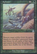 MTG-1x-Moderate Play, English-Splinter - Foil-Urza's Destiny