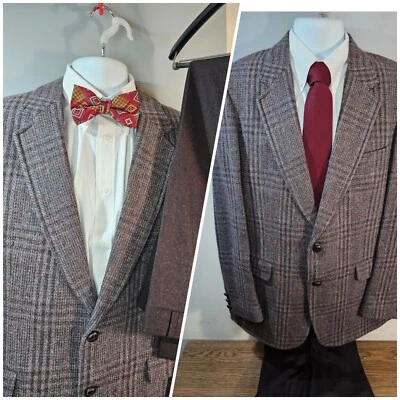 Abrigo Deportivo Kings Ridge De Colección Hecho en EE. UU. 41L, Pantalón Jaymar 36x31, + Camiseta y 2 Corbatas Foto 1 de 4