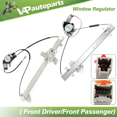 For 2003-2008 Honda Pilot Power Window Regulator Pair Front Sides with Motor - Image 1 of 4