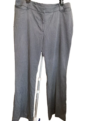 Pantalones de mujer WORTHINGTON TALLA 18 ajuste curvilíneo cremallera etiqueta negra/blanca $36, nuevos con etiquetas Foto 1 de 4