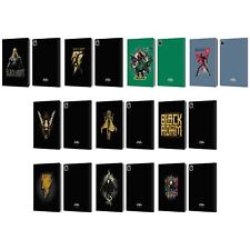 OFFICIAL BLACK ADAM GRAPHICS LEATHER BOOK WALLET CASE COVER FOR APPLE iPAD