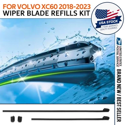 Kit de 2 piezas de recargas de limpiaparabrisas delantero 31490722 para Volvo XC60 2018-2025 Foto 1 de 4