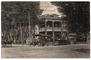 Postal de Roswell, Nuevo México 1910, nuevo hotel Gilkeson por Albertype - Imagen 1 de 2