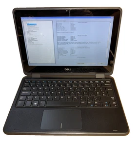 Dell Latitude 3190 2in1 Laptop 11.6" Touchscreen Celeron 1.1ghz 4gb 64GB Win 11 - Afbeelding 1 van 8