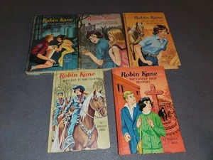DB2 Vtg Lot of 5 Robin Kane Mystery Books Phantom Glengary Castle Blue Pelican - Foto 1 di 5
