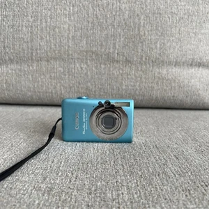 Vintage CANON PowerShot SD1200IS 10 MP Digital Camera with 2.5-inch LCD (Blue) - Picture 1 of 9