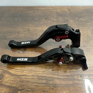 2008 - 2020 Honda Cbr1000rr Cbr Motorcycle Adjustable Levers MZS F33/Y688h-black - Picture 1 of 7