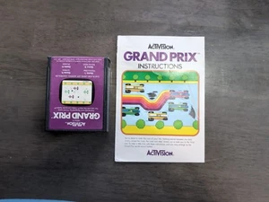 Grand Prix (Atari 2600, 1982) By Activision (Cartridge & Manual) NTSC Tested - Picture 1 of 5