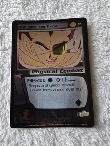 DBZ Dragon Ball Z FOIL Blue Inner Leg Throw 62 CCG Unlimited Saiyan Saga MP - Picture 1 of 5