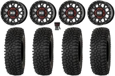KS135 Grenade 15" Wheels Black 32" Roctane ST Tires Honda Pioneer 1000 / Talon — 第 1/4 张图片