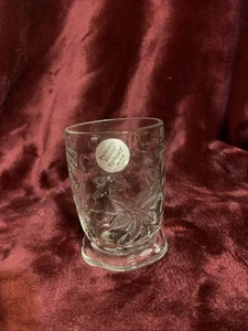 Princess House Clear Glass Fantasia Pillar Candle Holders Small - Foto 1 di 5
