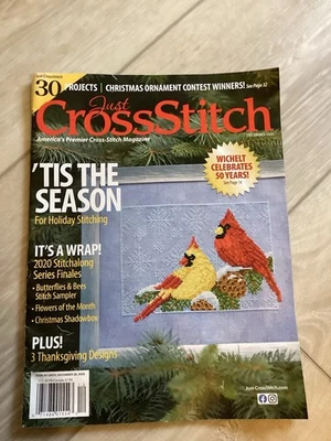 Revista Just Cross Stitch diciembre 2020 nunca usada Foto 1 de 2