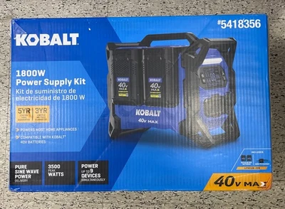 Kit Fuente Alimentación Generador Kobalt 40 V MAX 1800 W. NUEVO Foto 1 de 2