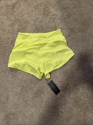 Pantalones Cortos Amazon Dupe/Falsos Lululemon Amarillo Neón Juveniles XL Para Mujer’s Foto 1 de 4