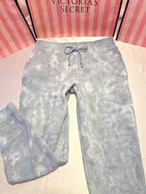 Victorias Secret Jogger Pants Sweatpants W/Pockets Medium Cloud Print