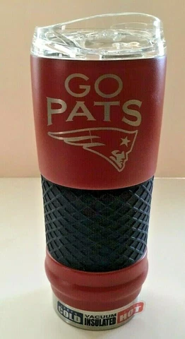 Patriots  NFL Officially Licensed 18 oz Stainless Steel Tumbler  - BLEMISHED Cover