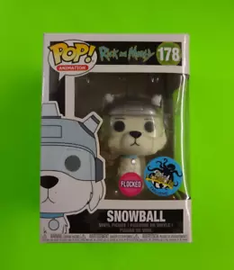 Rick & Morty - Snowball #178 (Flocked) L.A. Comic Con Exclusive - Funko Pop NIB - Picture 1 of 6