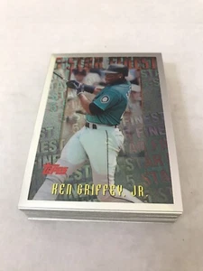 1996 Topps Finest Mystery COMPLETE 26 Card Set GRIFFEY x2,BONDS CHIPPER RC MINT - Picture 1 of 8