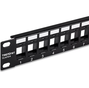 TRENDNET TC-KP24 24-Port Blank Keystone 1U Patch Panel - Picture 1 of 14