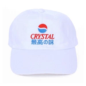 Crystal Pepsi 6 Panel Dad Mütze Kappe 90er Ära Coca Cola japanische Vaporwave NEU - Bild 1 von 4