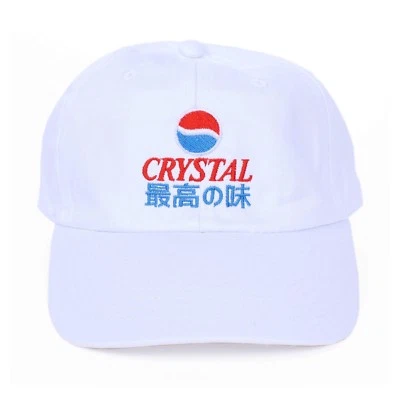 Crystal Pepsi 6 Panel Dad Mütze Cap 90s Era Coca Cola Japanese Vaporwave NEU - Bild 1 von 4
