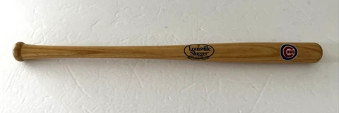CHICAGO CUBS Mini Wood Baseball Bat 18" Louisville Slugger 125 MLBP 2010 ~ RARE Cover