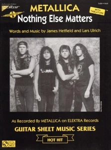 Nothing Else Matters Metallica Einzelausgabe Gitarre Tab Noten - Bild 1 von 1