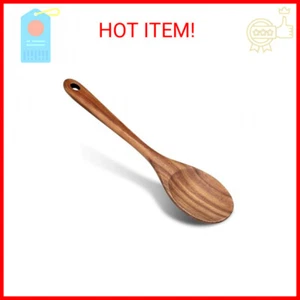 14 Inch Large Wooden Spoon for Cooking Mixing Spoon Serving Spoons Big Non Stick - Picture 1 of 2