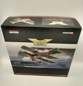 Corgi 1/48 Albatros DV Uffz Paul Baeumer AA37804 Die-Cast Model - Picture 1 of 6